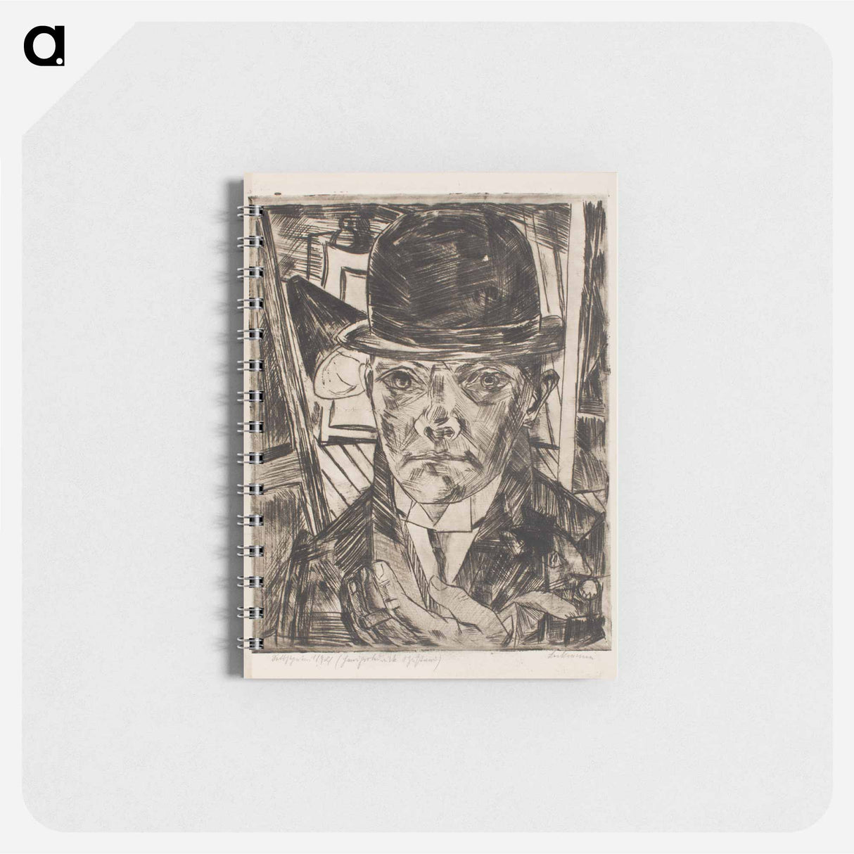 アートメモ帳-Self-Portrait in Bowler Hat
- セントルイス美術館 Memo.