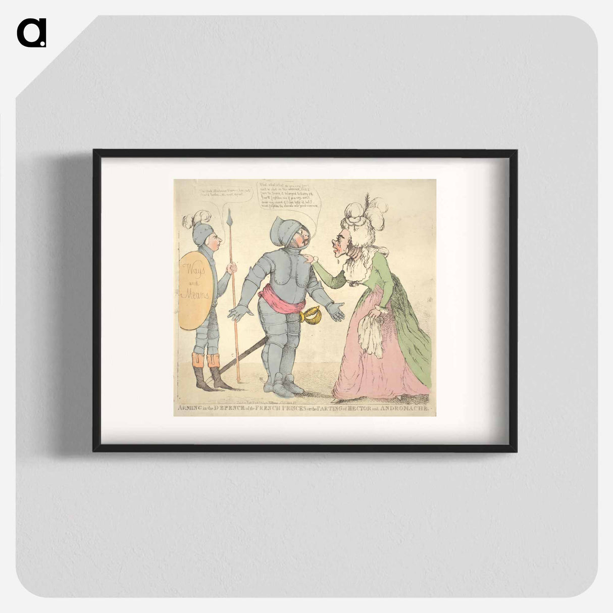 アートポスター-Arming in the Defence of the French Princes or the Parting of Hector and Andromache
- イェール大学アートギャラリー Poster.