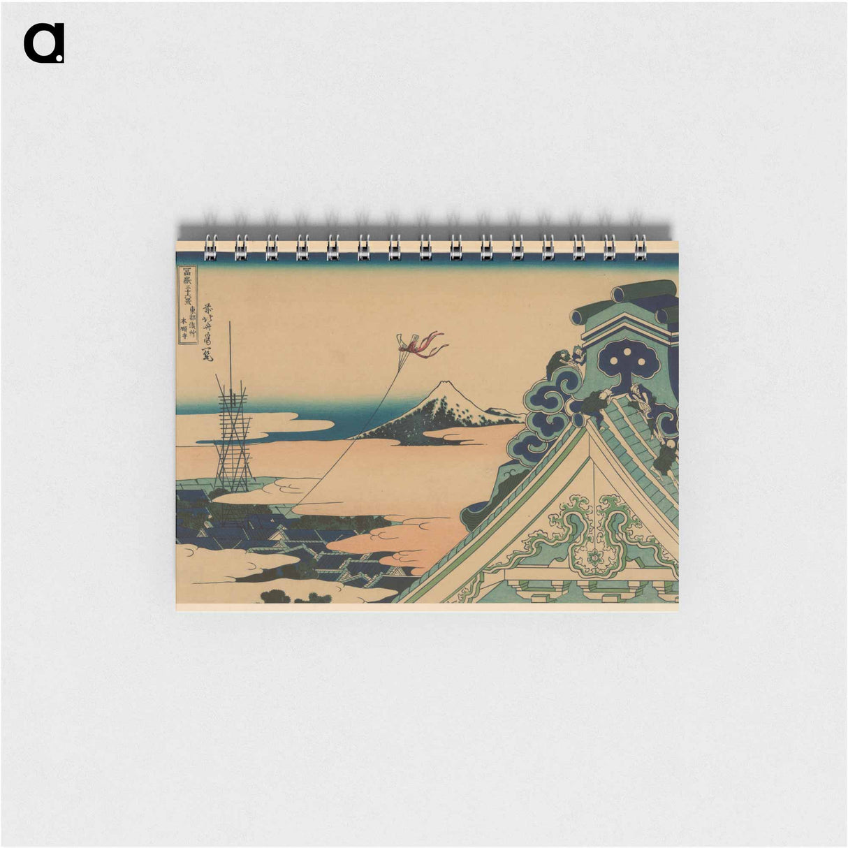 Honganji at Asakusa in Edo - 葛飾 北斎 Memo.