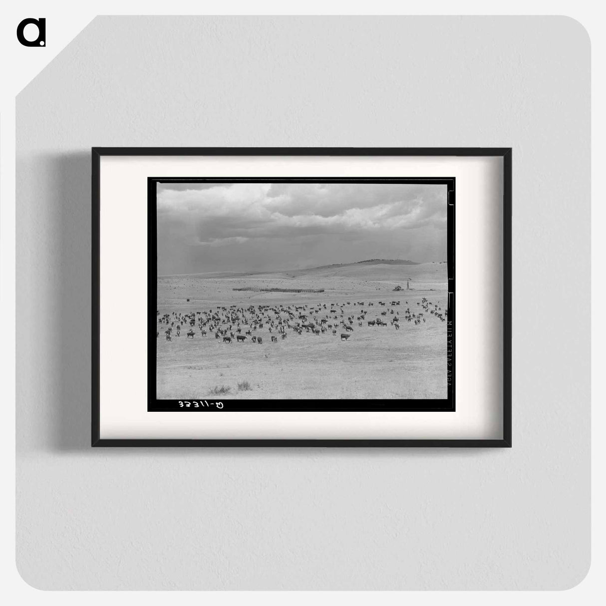 アートポスター-Cattle Roundup Near Marfa
- ラッセル リー Poster.