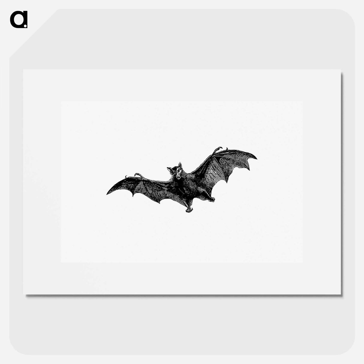 アートポスター-Flying Bat from Woodland Romances; Or, Fables And Fancies
- 大英図書館 Poster.