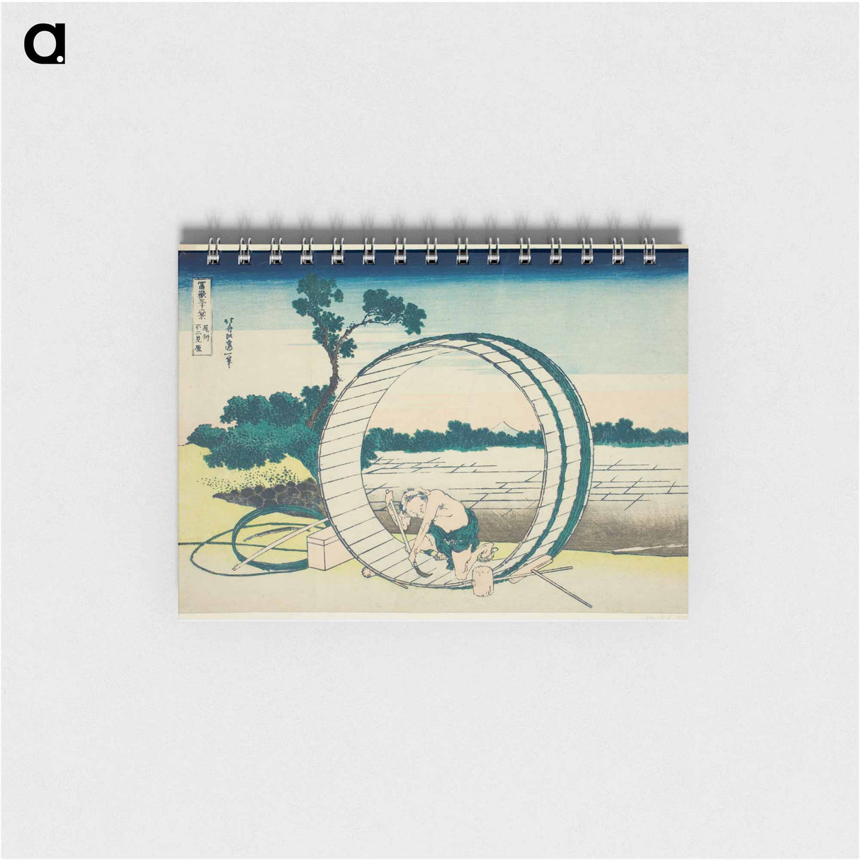 Fujimigahara in Owari Province (Bishu Fujimigahara) - 葛飾 北斎 Memo.