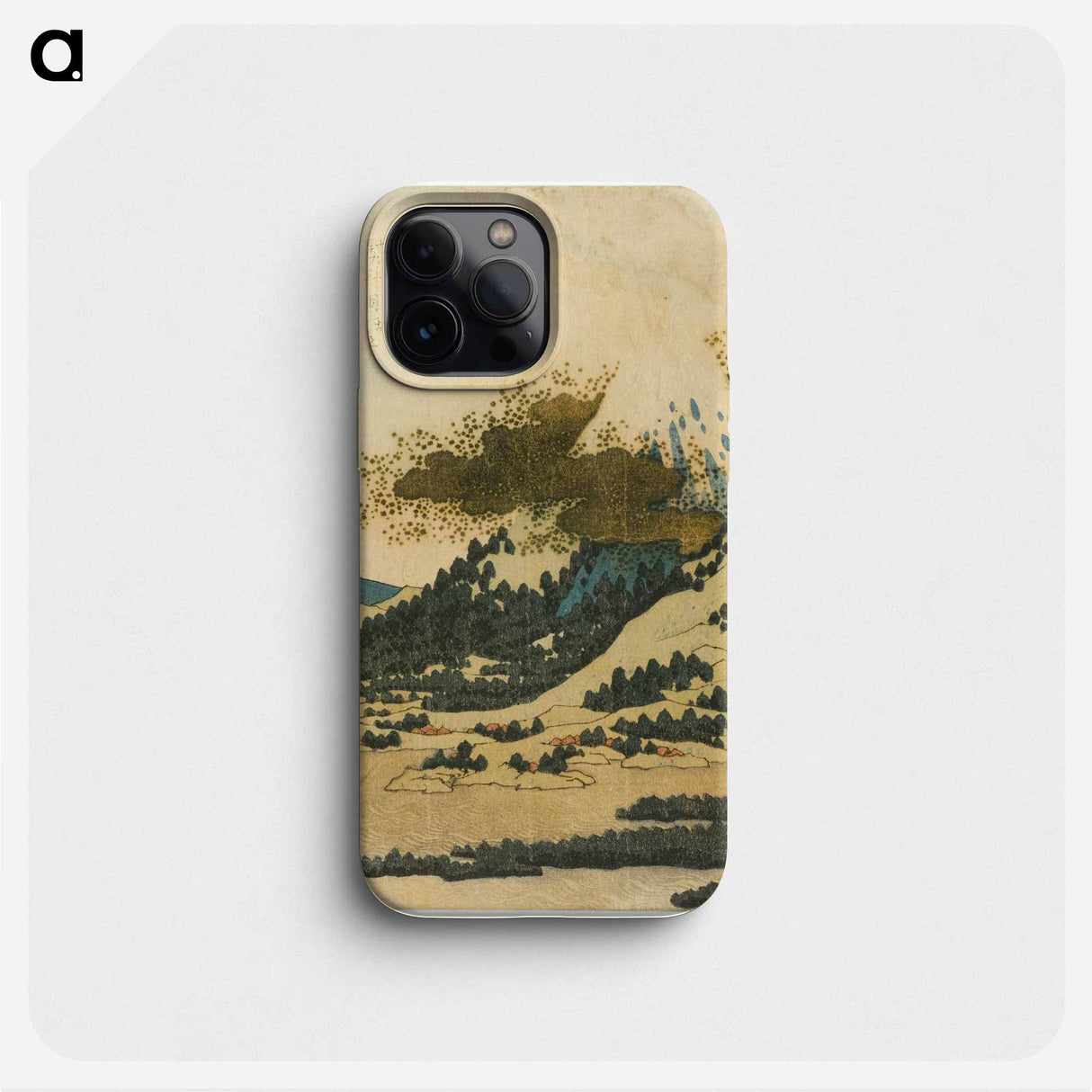 Mount Fuji from Lake Ashi in Hakone - Katsushika Hokusai Phone Case.