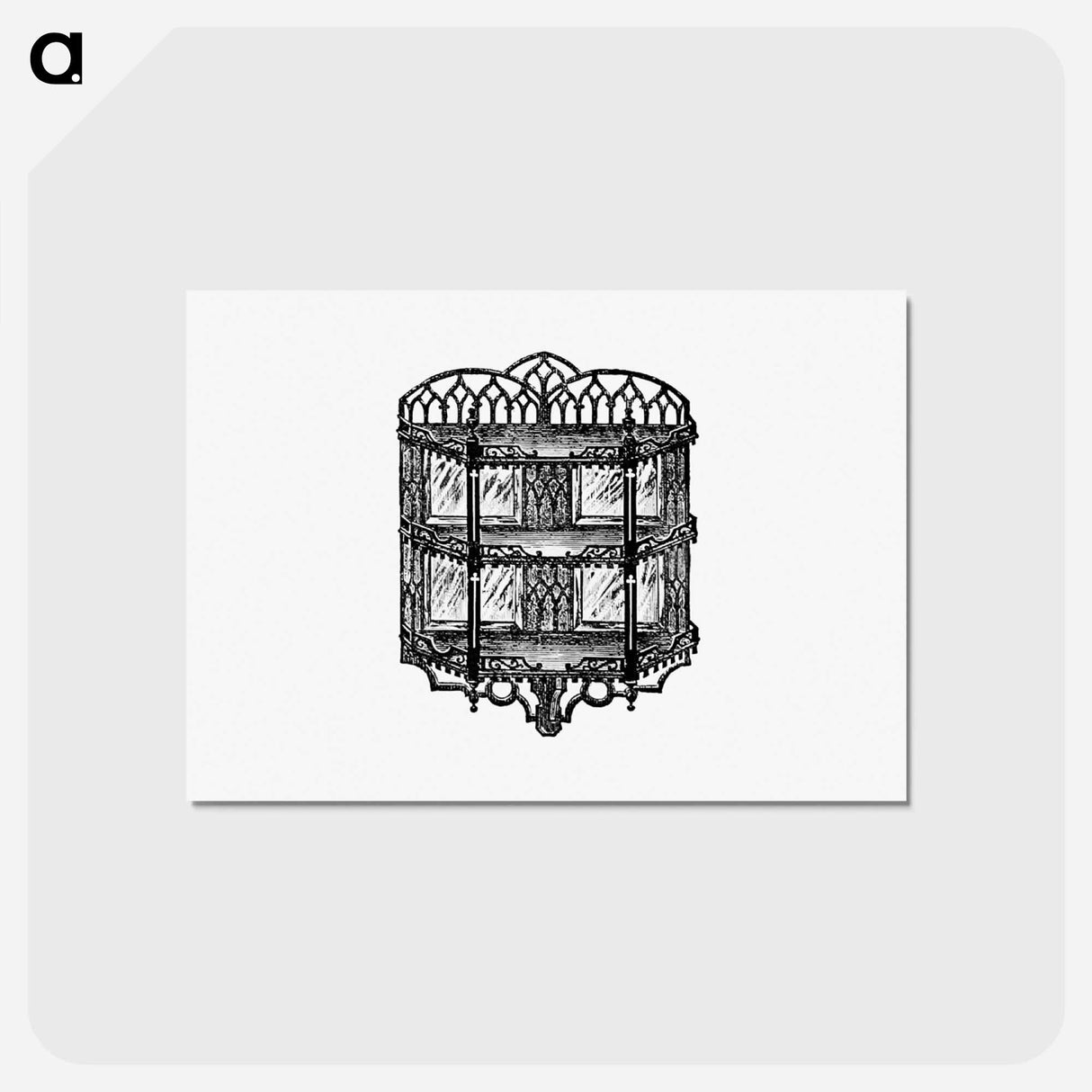 アートポストカード-Victorian Shelf Engraving
- 大英図書館 Postcard.