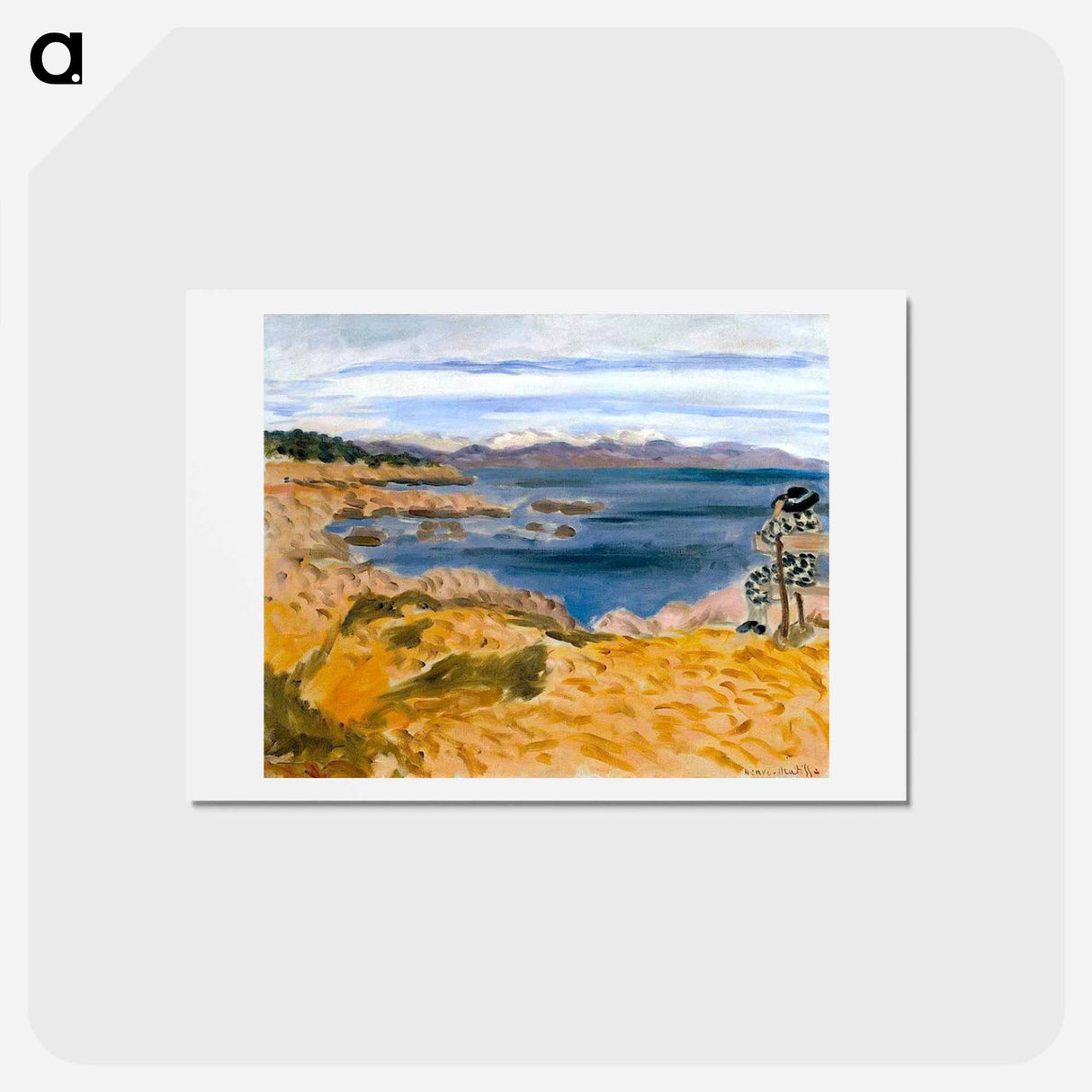 アートポストカード-Cap D'Antibes - アンリ マティス Postcard.