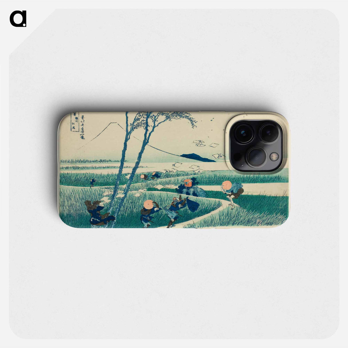 Ejiri in Suruga Province (Sunshu Ejiri) - Katsushika Hokusai Phone Case.