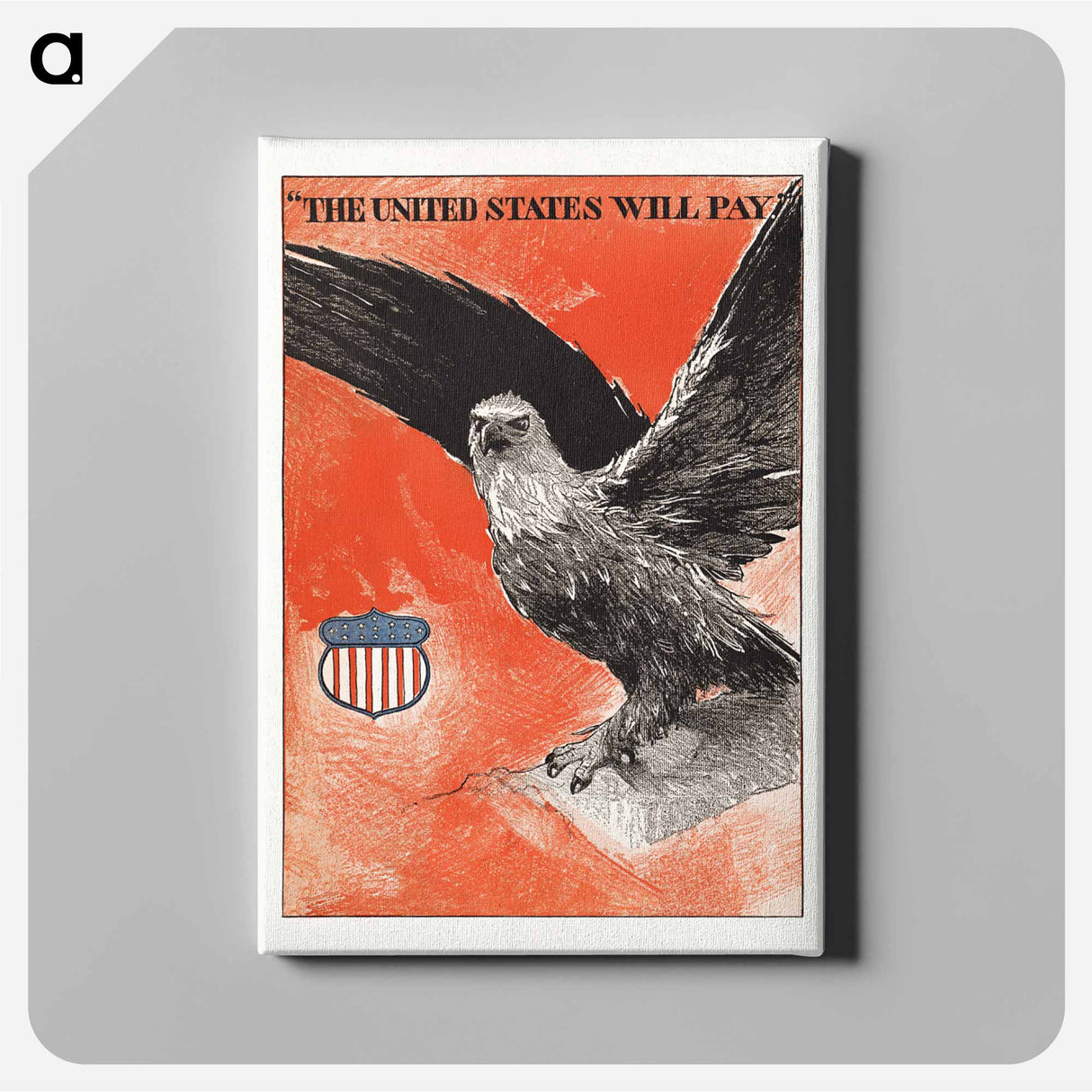 アートパネル-The United States Will Pay
- ボストン公共図書館 Canvas.