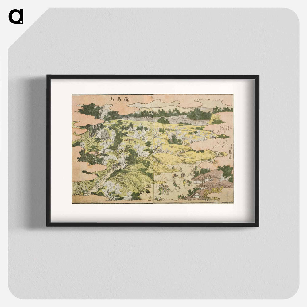 Hokusai's One Hundred Famous Views of Edo - Katsushika Hokusai Poster.