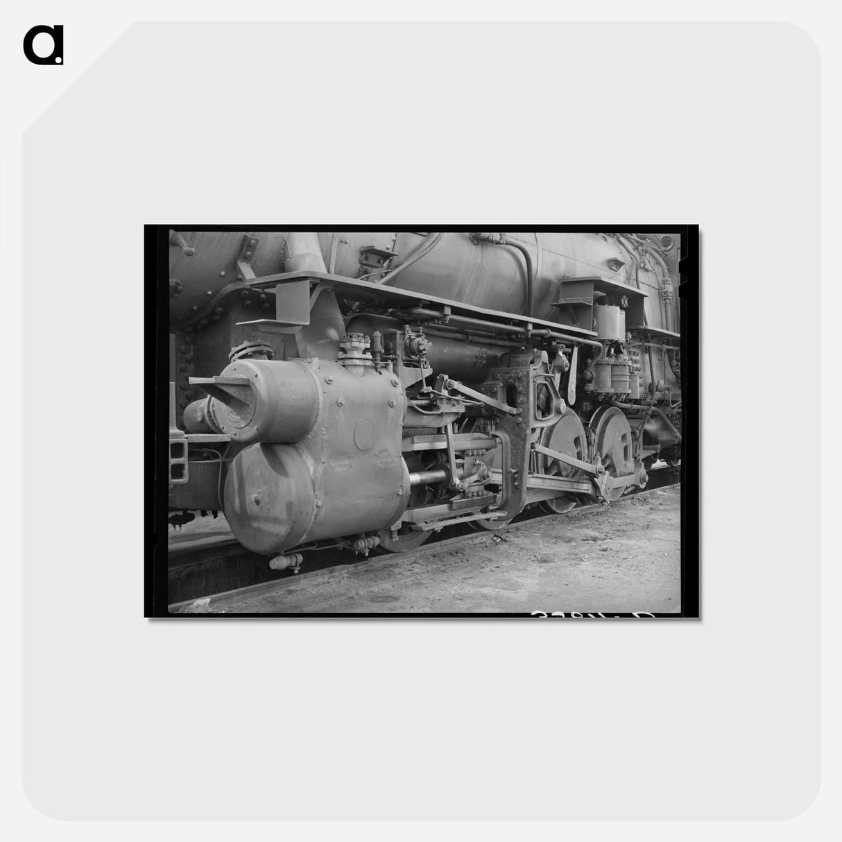アートポストカード-Big Spring Engine
- ラッセル リー Postcard.