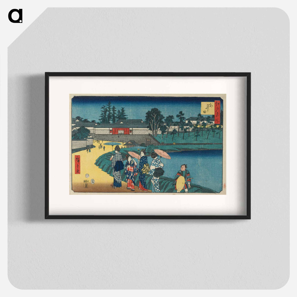 Outside Sakurada
- 歌川 広重 Poster.