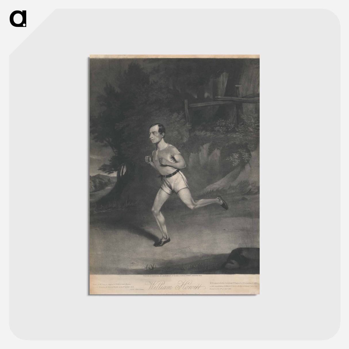 アートポストカード-William Howitt (Better Known by the Name of Jackson the American Deer)
- イェール大学アートギャラリー Postcard.
