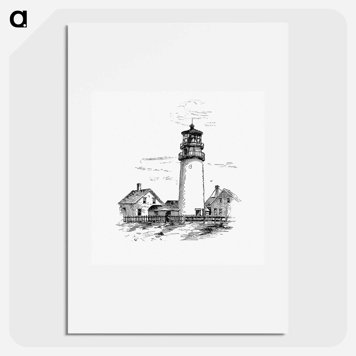 アートポスター-Highland Lighthouse from Truro, Cape Cod
- 大英図書館 Poster.