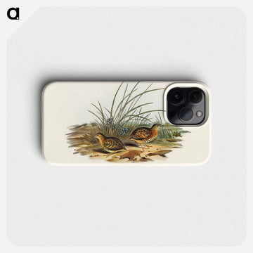 Black-backed Hemipode
 - オーストラリアの鳥 Phone Case.