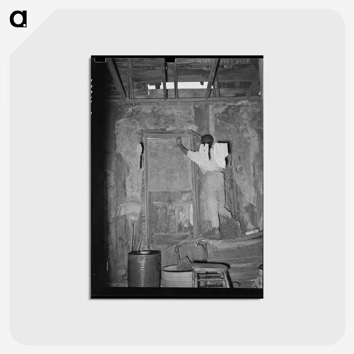 アートポストカード-Agricultural Laborer's Home
- ラッセル リー Postcard.