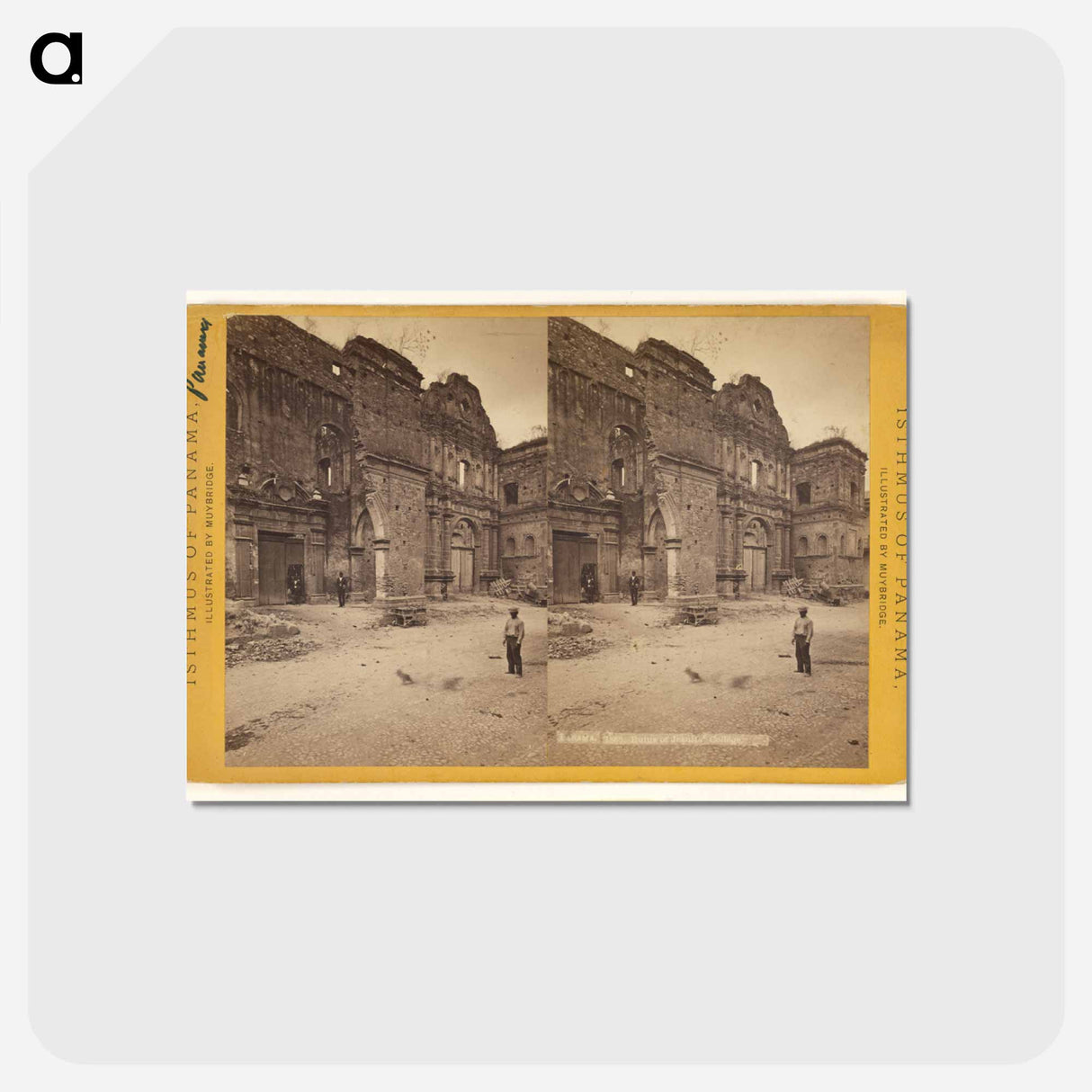 アートポストカード-Ruins of Jesuits' College, Panama
- エドワード マイブリッジ Postcard.