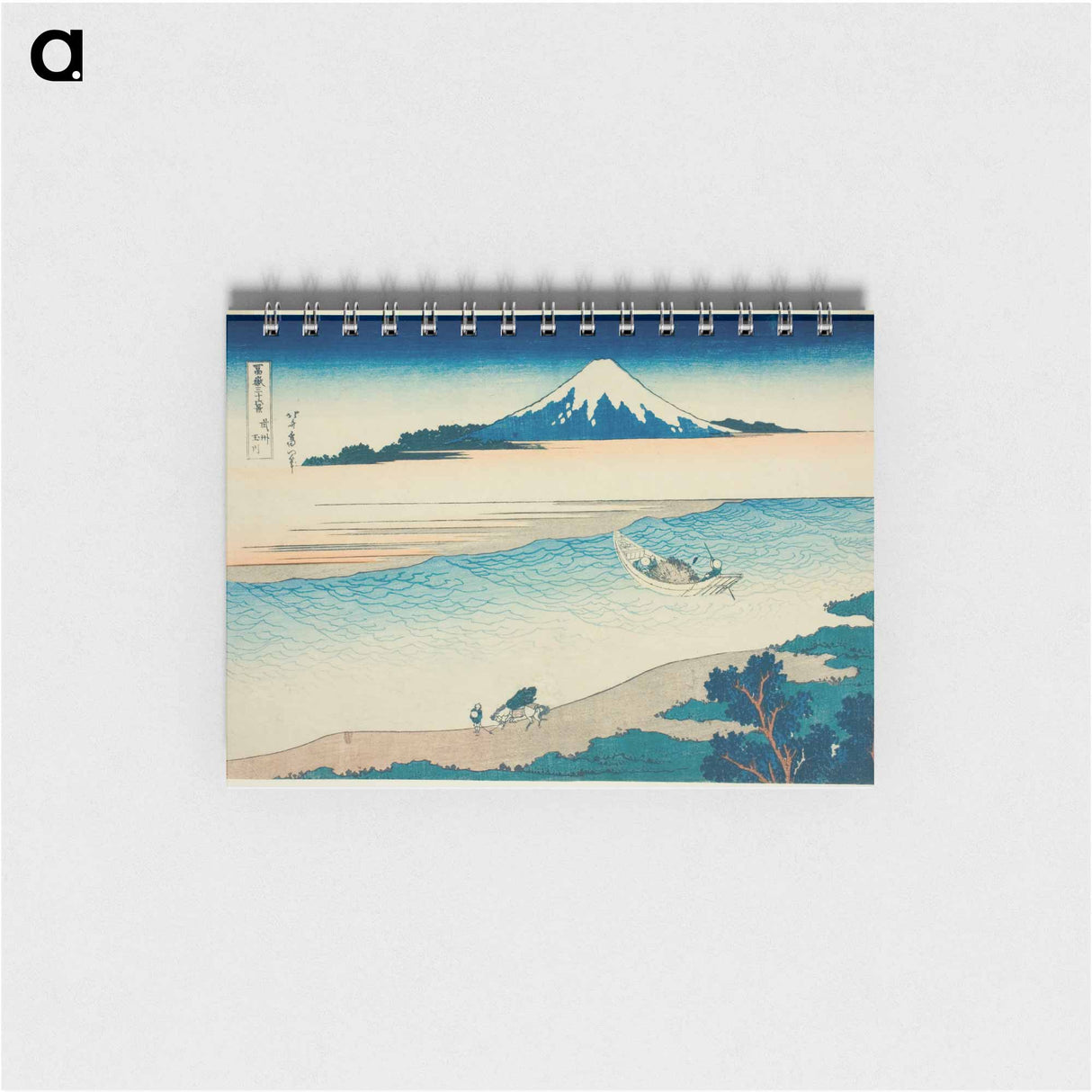 Tama River in Musashi Province (Bushu Tamagawa) - 葛飾 北斎 Memo.