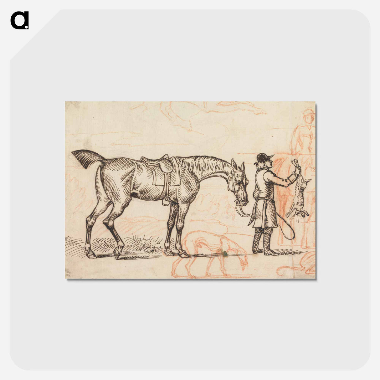 アートポストカード-Coursing - After the Kill
- イェール大学アートギャラリー Postcard.