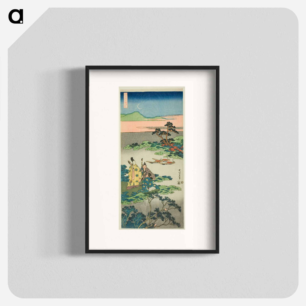 The Minister Toru - 葛飾 北斎 Poster.