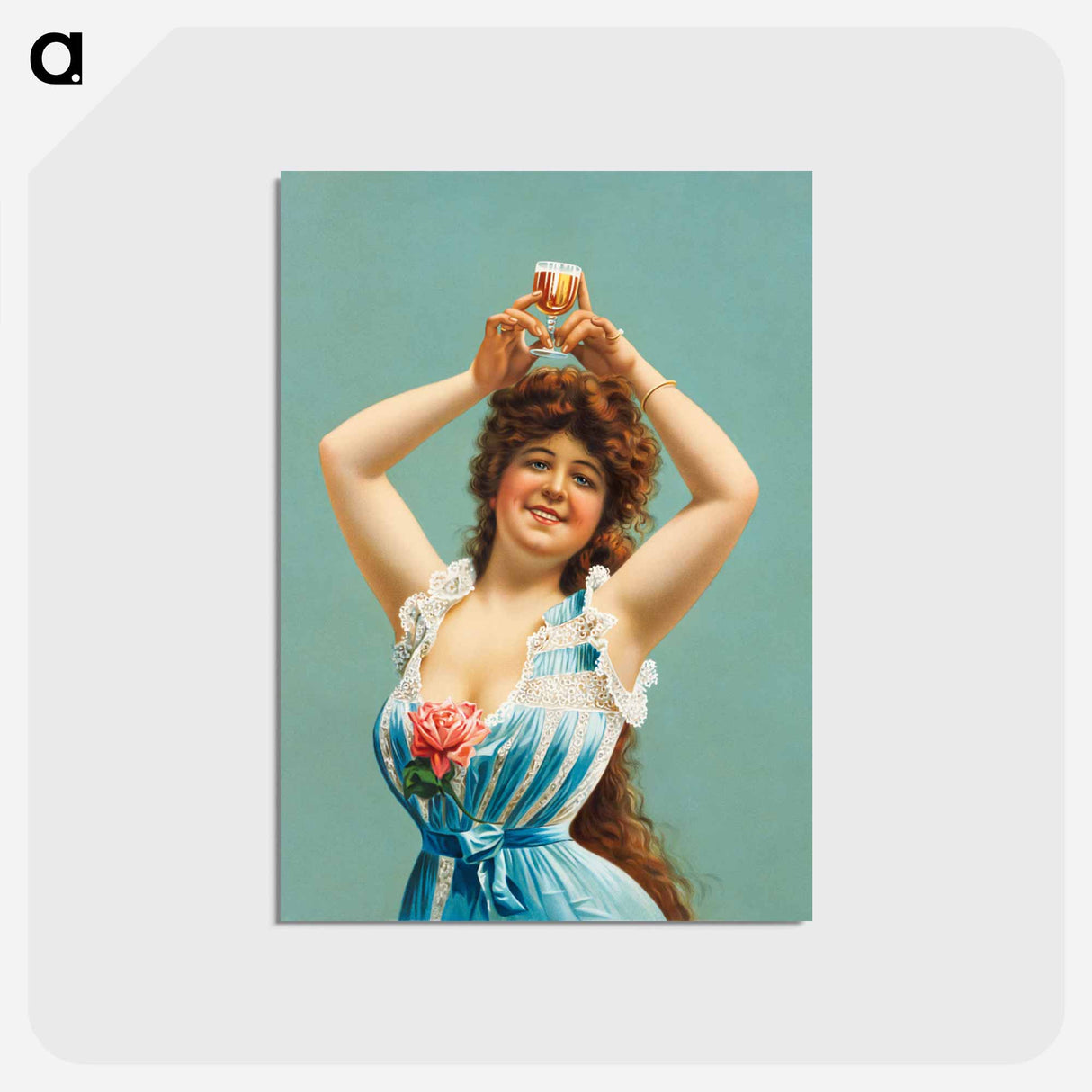 アートポストカード-Woman with Beer
- ボストン公共図書館 Postcard.