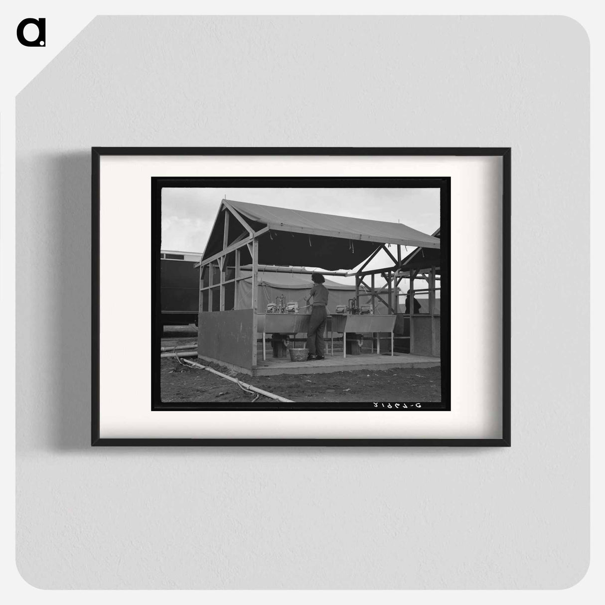 The laundry unit - Dorothea Lange Poster.