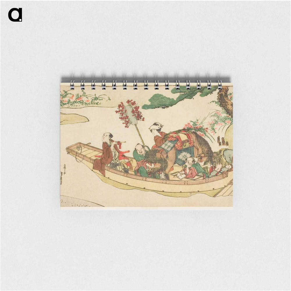 Ferry boat - 葛飾 北斎 Memo.