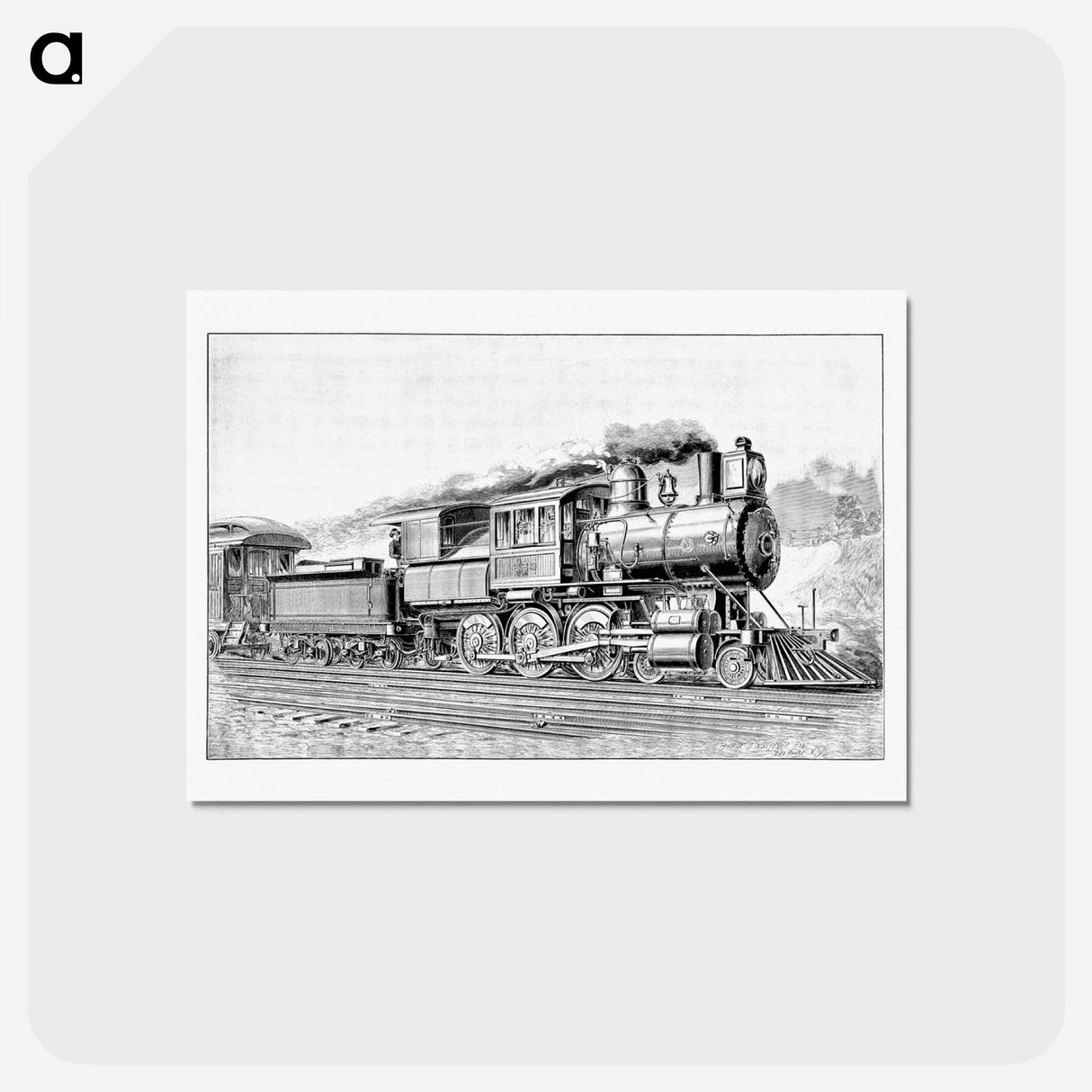 アートポストカード-Compound Locomotive
- 大英図書館 Postcard.