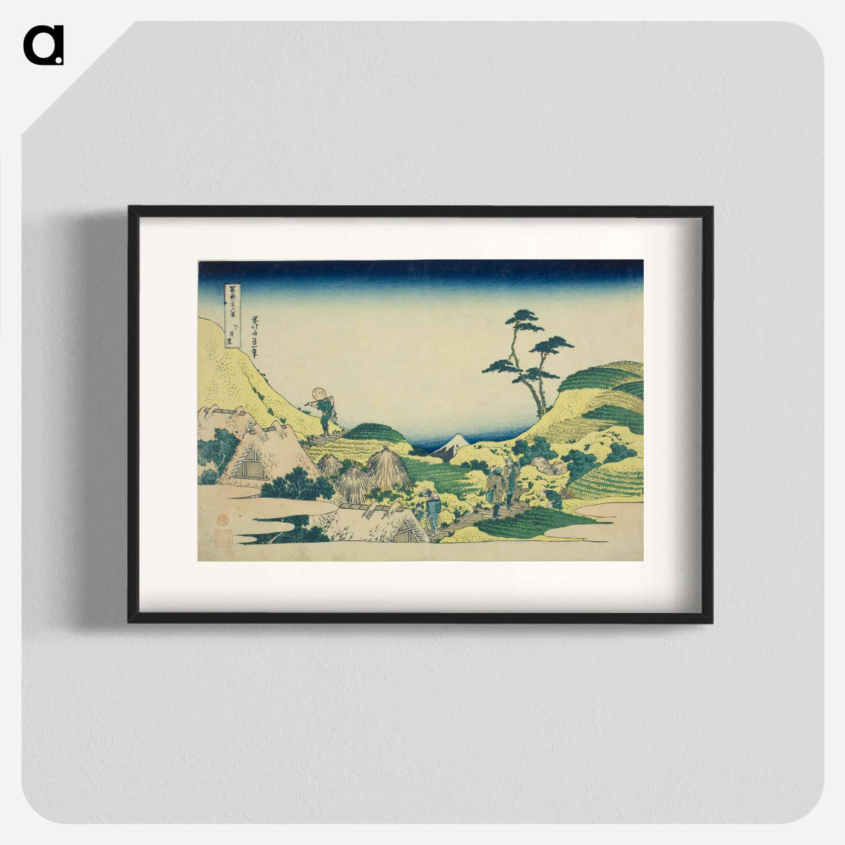 アートポスター-Lower Meguro (Shimo Meguro) - 葛飾 北斎 Poster.