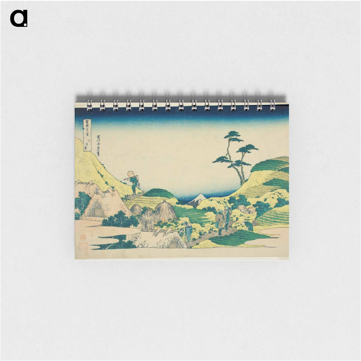 Lower Meguro (Shimo Meguro) - 葛飾 北斎 Memo.