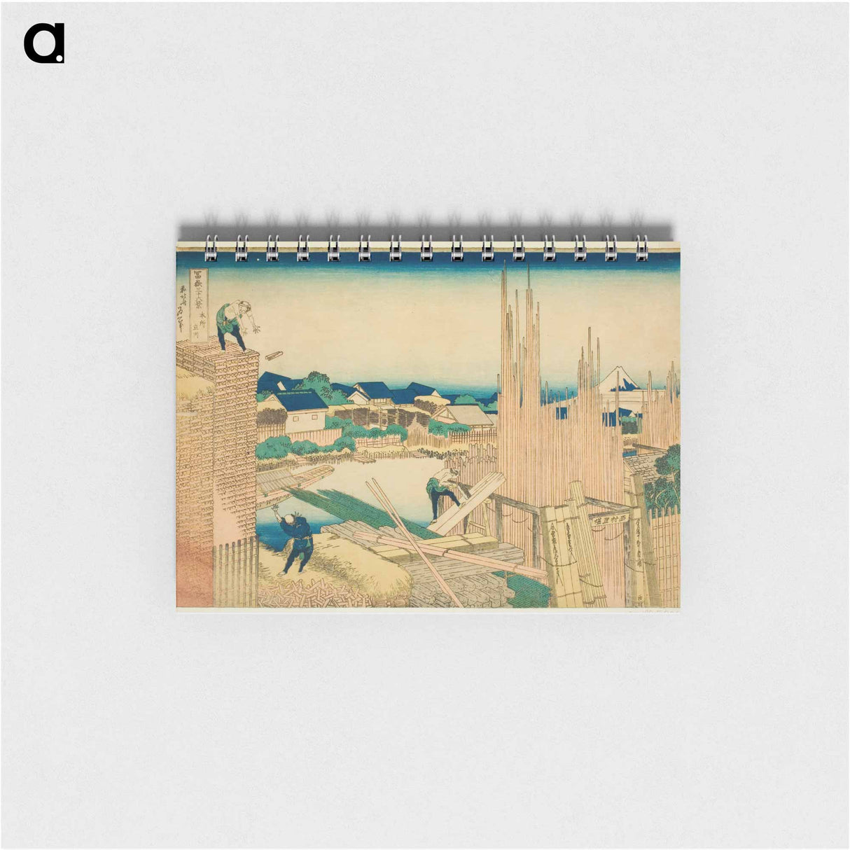 Tatekawa at Honjo - 葛飾 北斎 Memo.