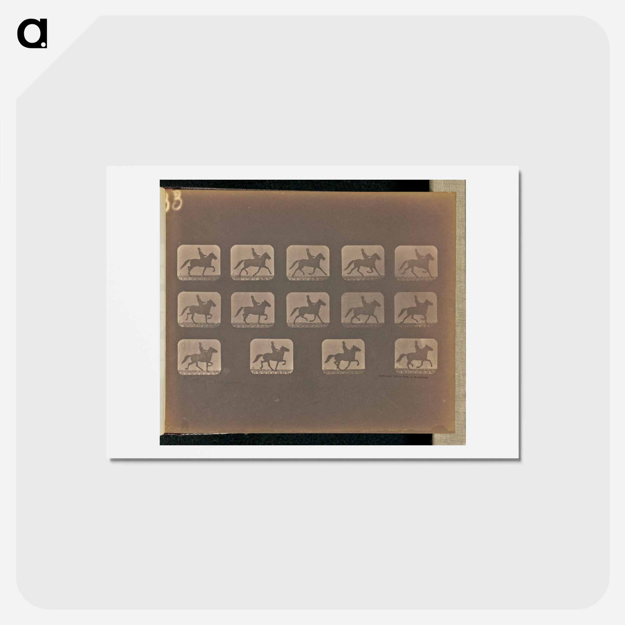 アートポストカード-Trotting - Irregular
- エドワード マイブリッジ Postcard.