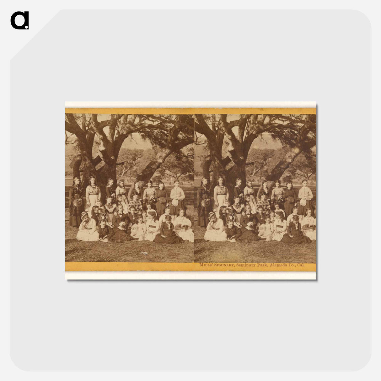 アートポストカード-Mills' Seminary, Seminary Park
- エドワード マイブリッジ Postcard.