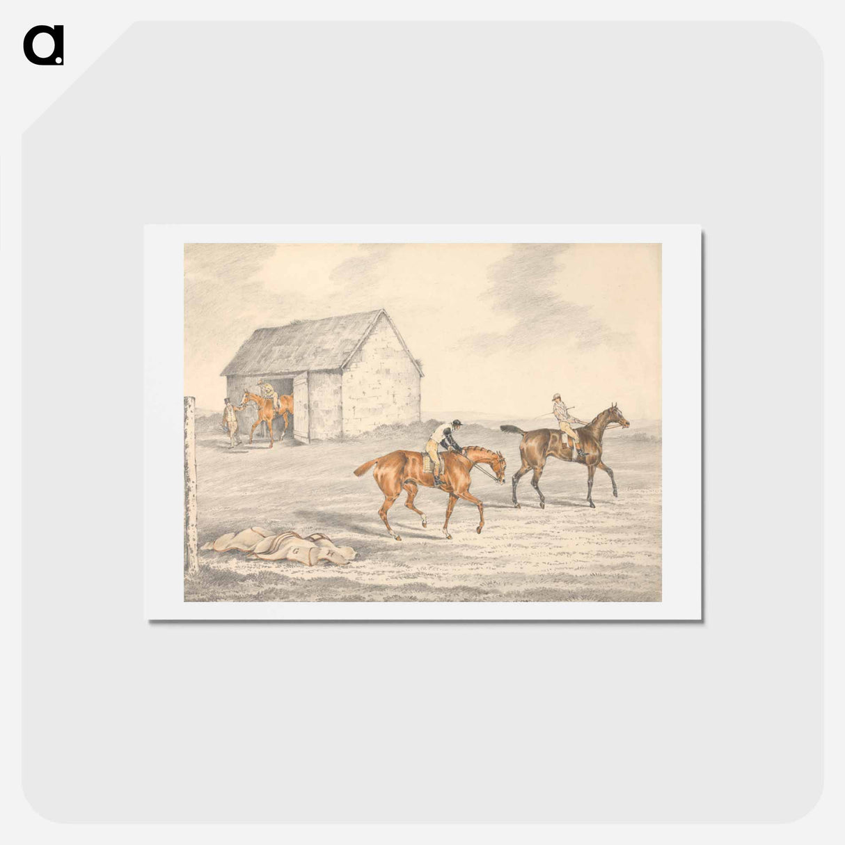 アートポストカード-The St. Leger, Doncaster: Preparing to Start
- イェール大学アートギャラリー Postcard.