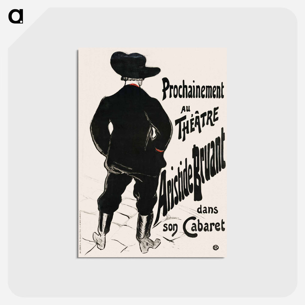 アートポストカード-Bruant au Mirliton
- クリーブランド美術館 Postcard.