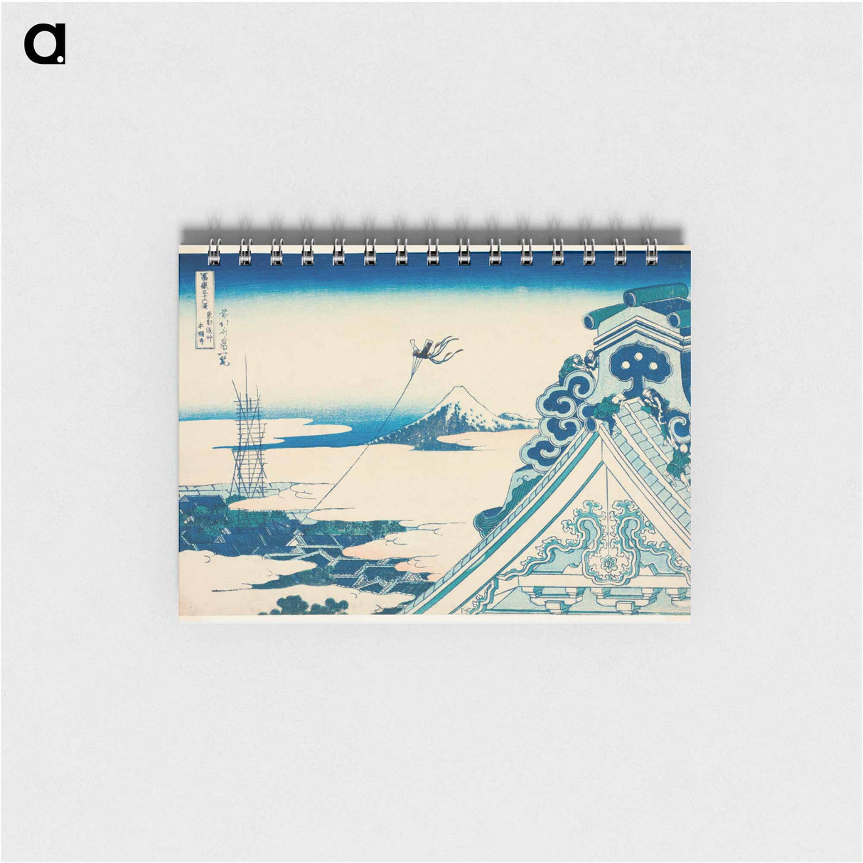 Honganji Temple at Asakusa in Edo - 葛飾 北斎 Memo.