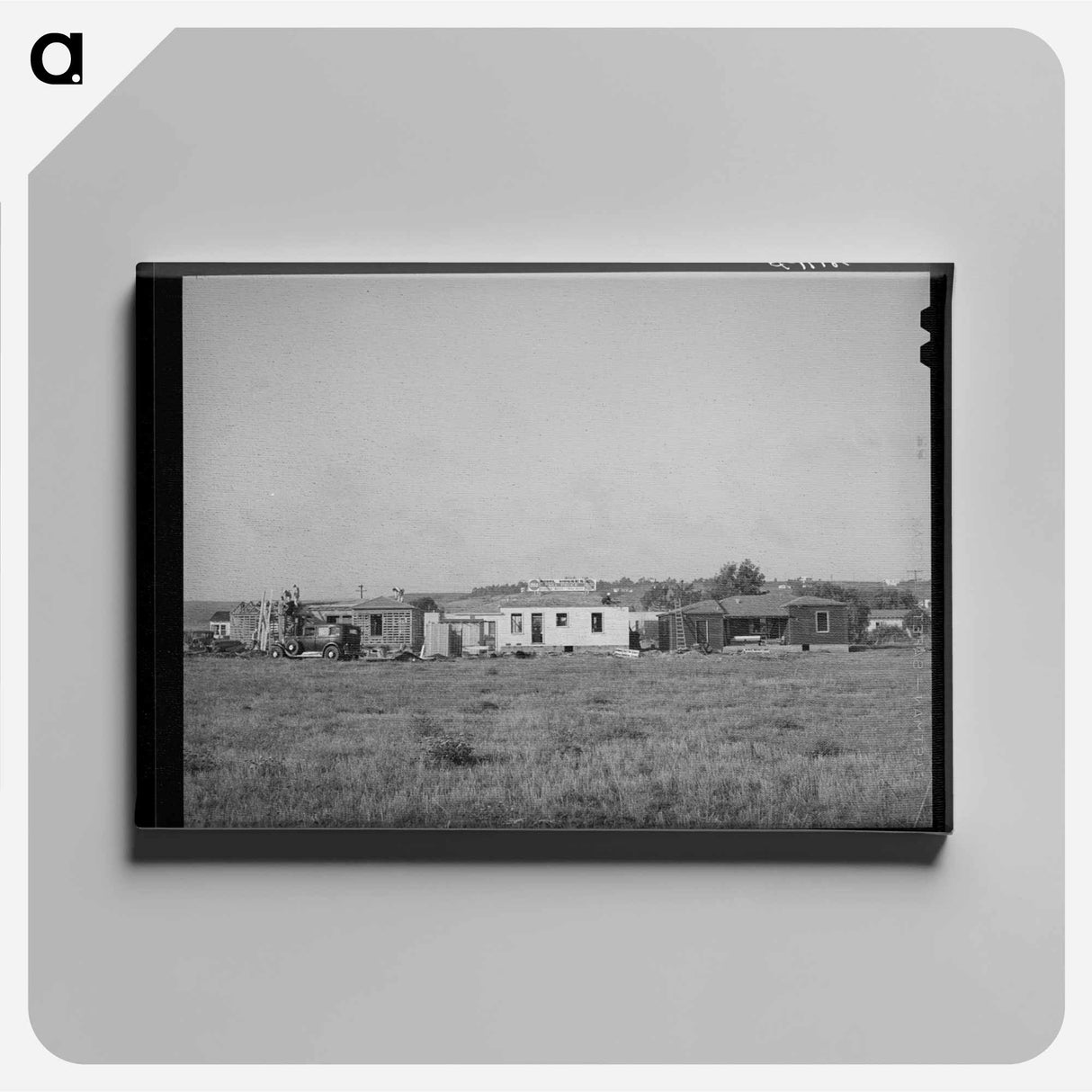 アートパネル-Houses Under Construction, Pacific Beach
- ラッセル リー Canvas.