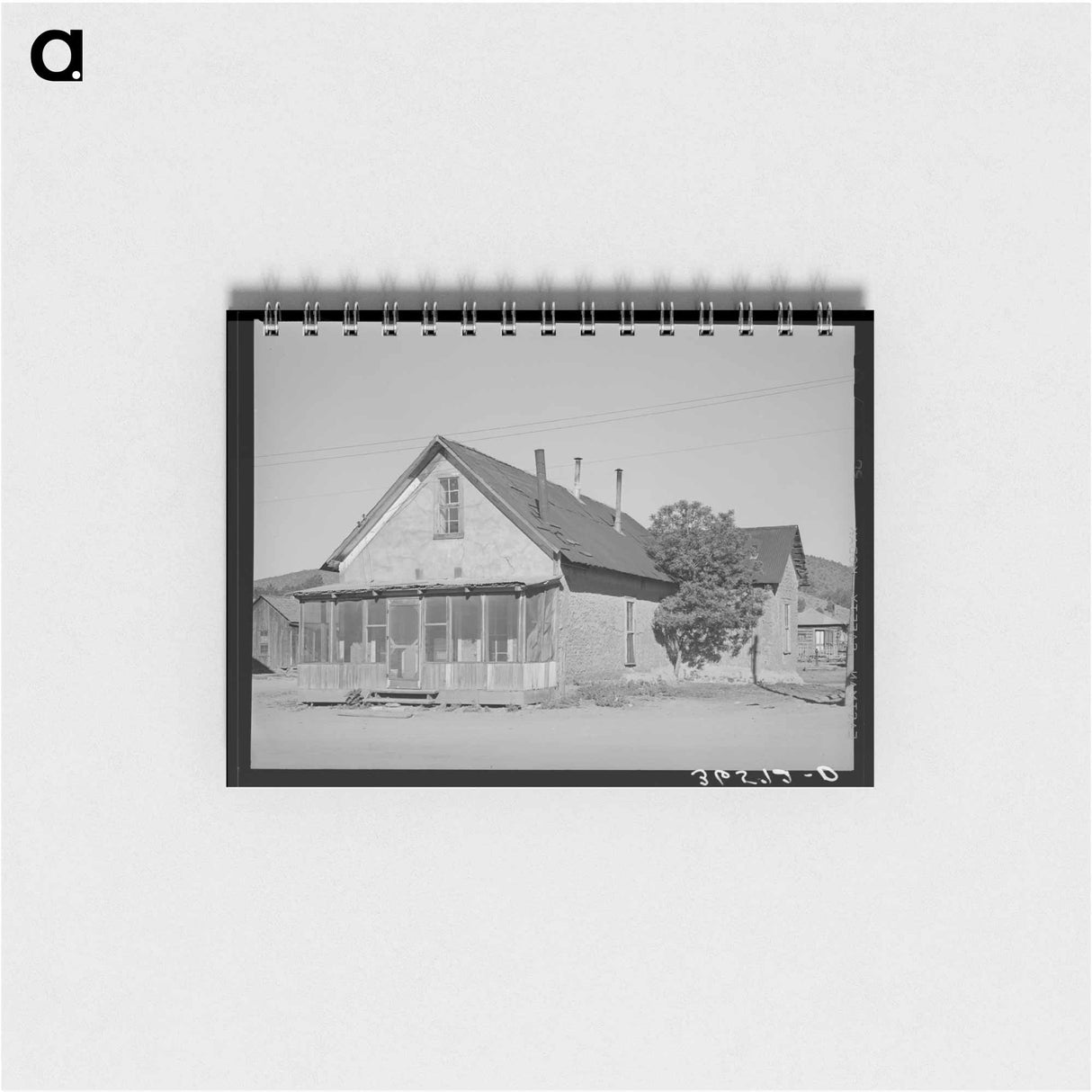 アートメモ帳-House in Reserve, New Mexico
- ラッセル リー Memo.