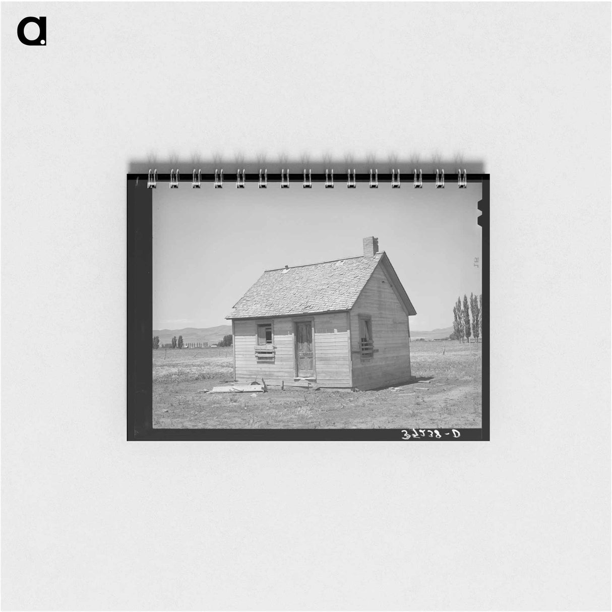 アートメモ帳-Dwelling of Ericson Brother, Box Elder County, Utah
- ラッセル リー Memo.