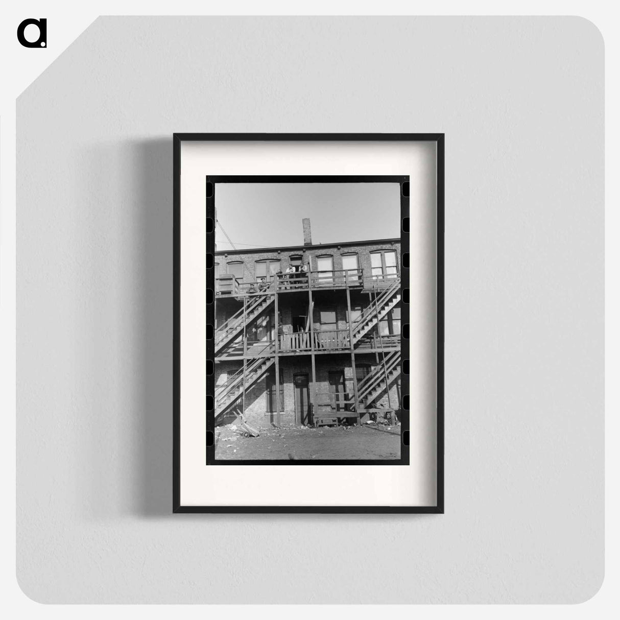 アートポスター-Apartment House, South Side of Chicago
- ラッセル リー Poster.