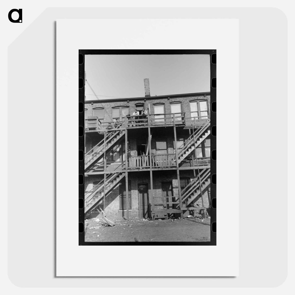 アートポスター-Apartment House, South Side of Chicago
- ラッセル リー Poster.
