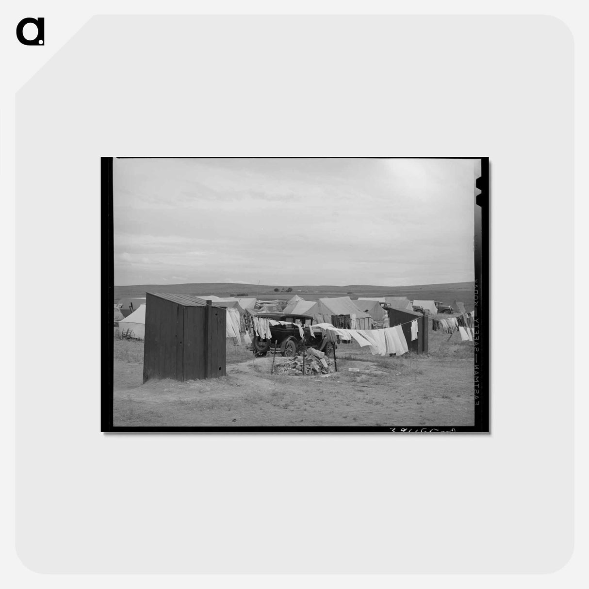 アートポストカード-Privies at Pea Pickers Camp
- ラッセル リー Postcard.
