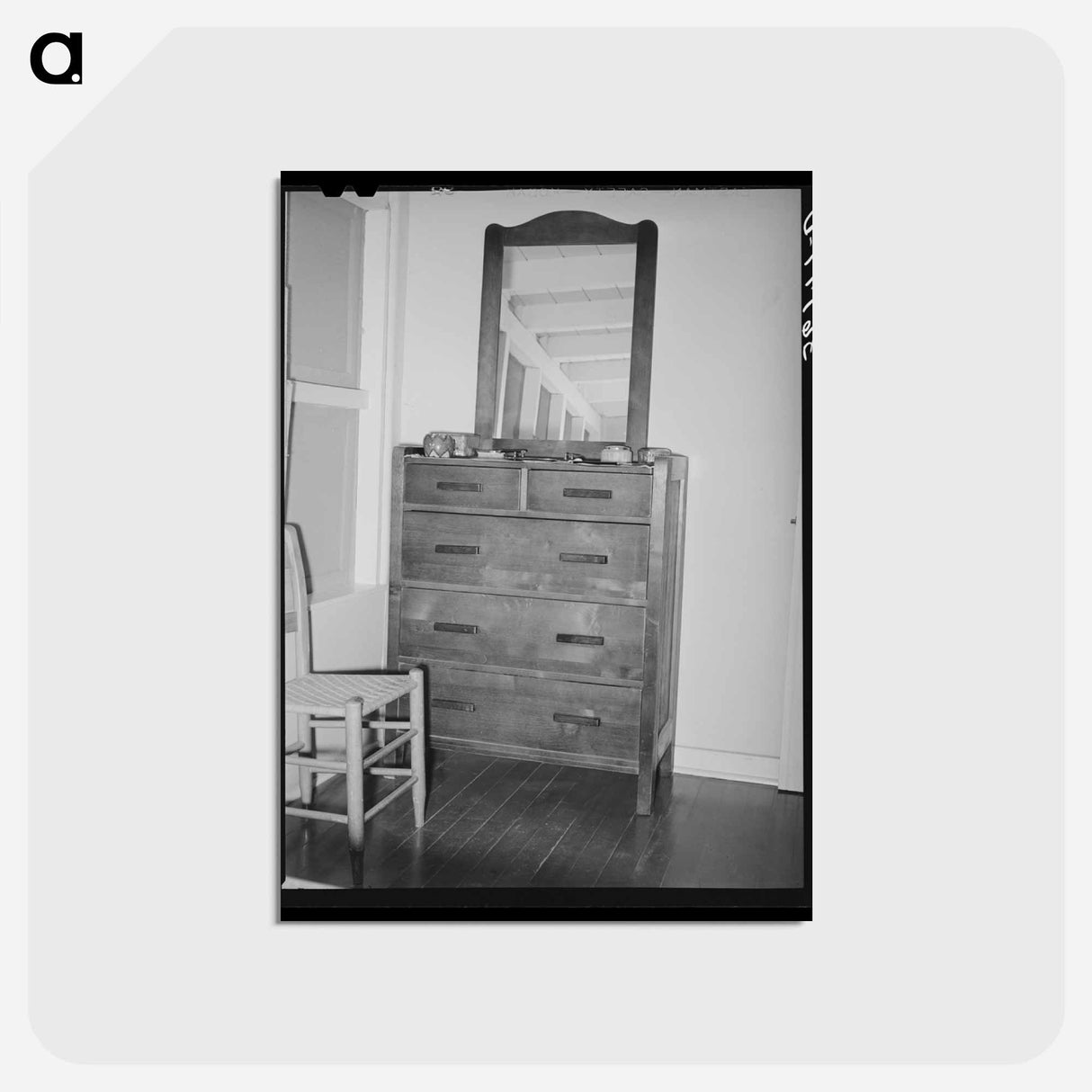 アートポストカード-Apartment Interior, Arizona Part-Time Farms
- ラッセル リー Postcard.
