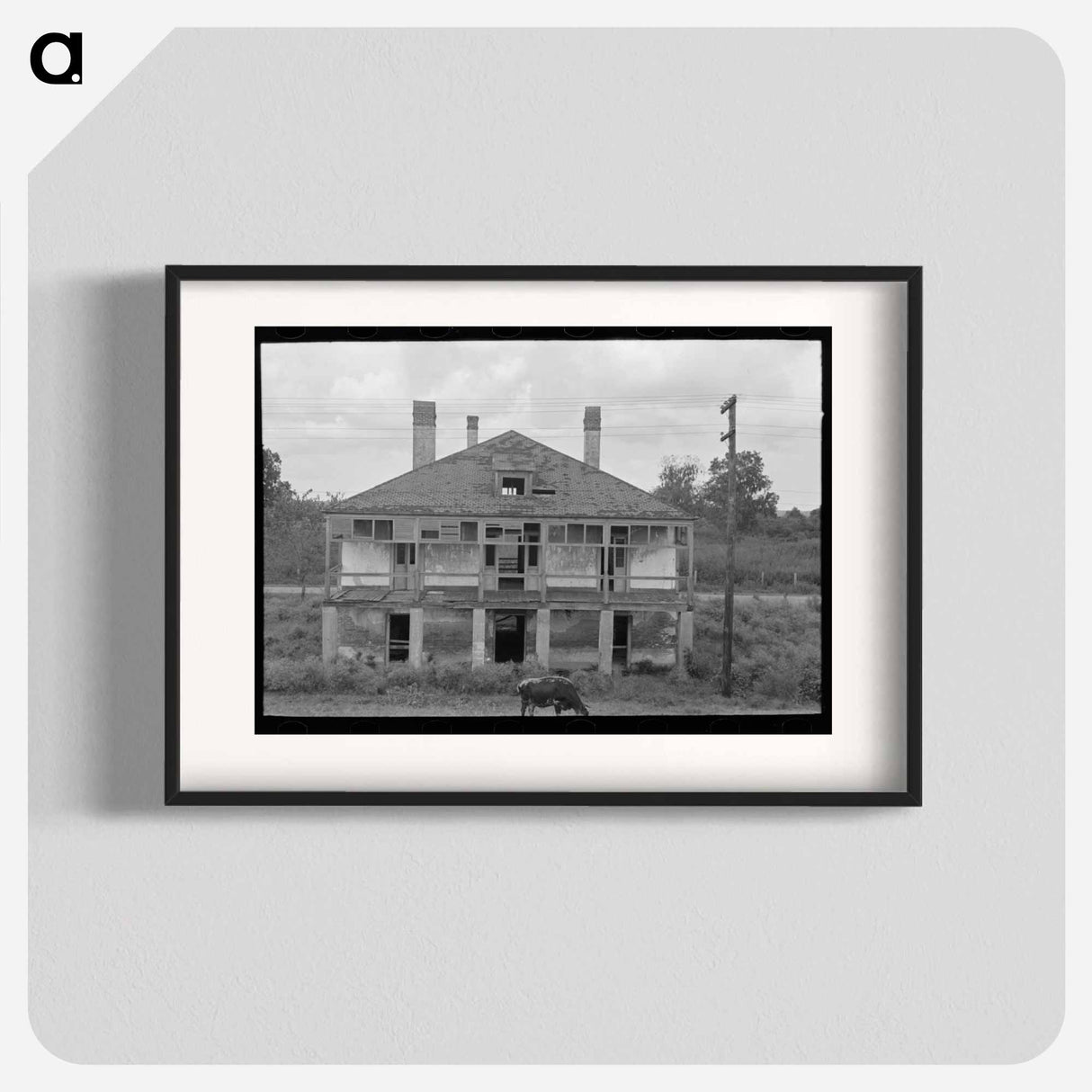 アートポスター-Abandoned Plantation Home, North of Destrehan, Louisiana
- ラッセル リー Poster.