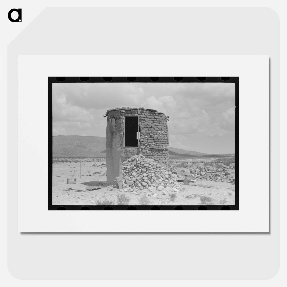 アートポスター-Abandoned Edifice, U.S. 85, Near Hatch, New Mexico
- ラッセル リー Poster.