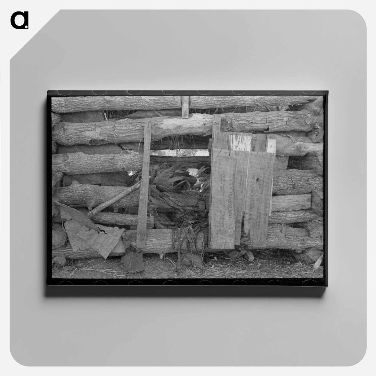 アートパネル-Shed Construction, McIntosh County, Oklahoma
- ラッセル リー Canvas.