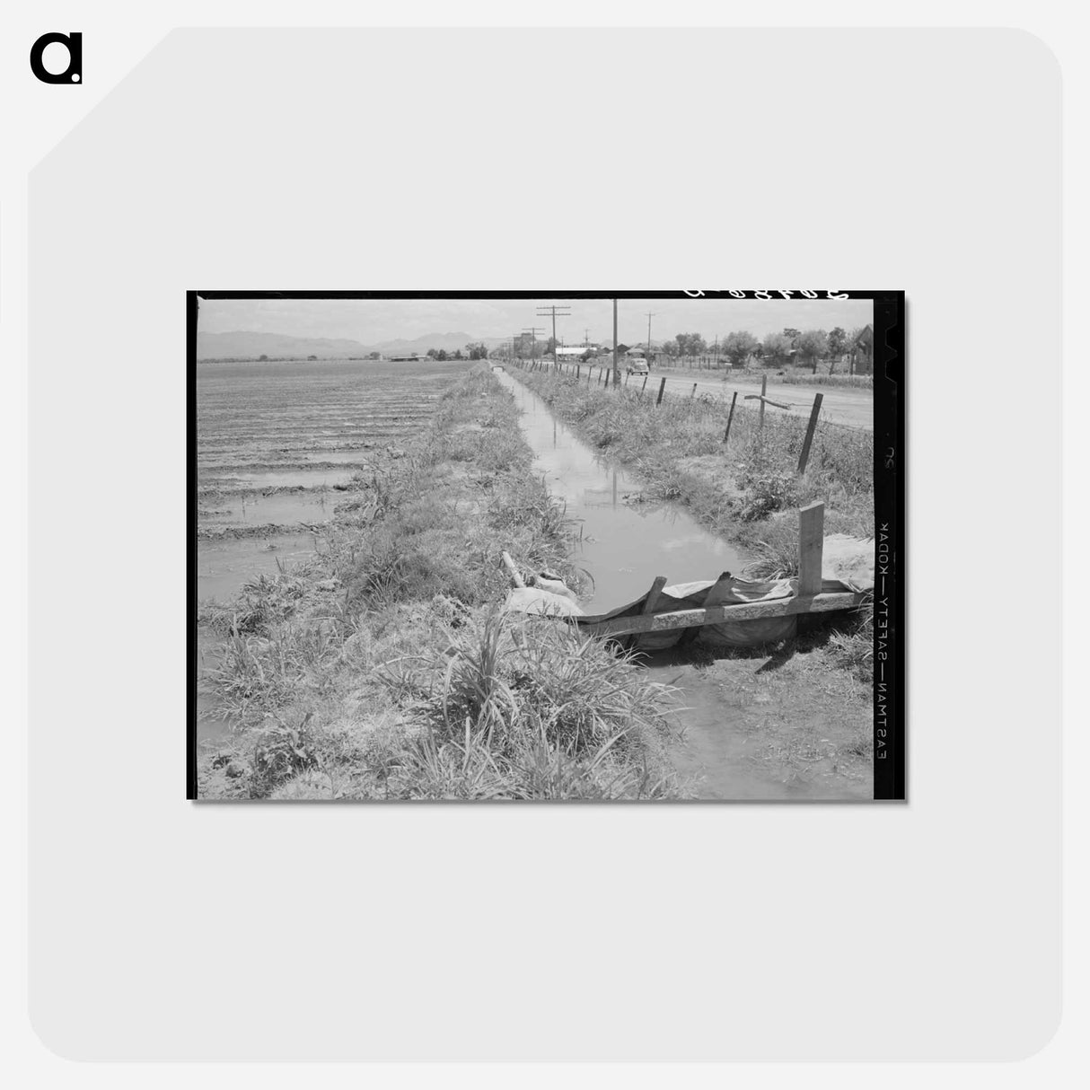 アートポストカード-Irrigation Ditch, Solomonsville, Graham County, Arizona
- ラッセル リー Postcard.
