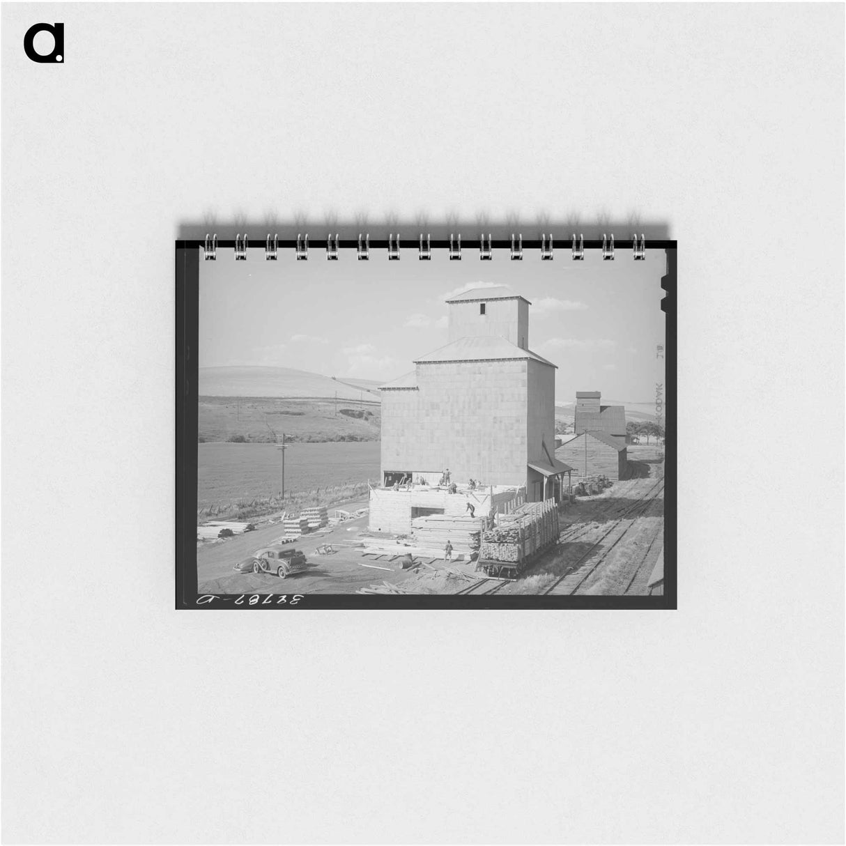 アートメモ帳-Wheat Storage Expansion, Dayton, Washington
- ラッセル リー Memo.