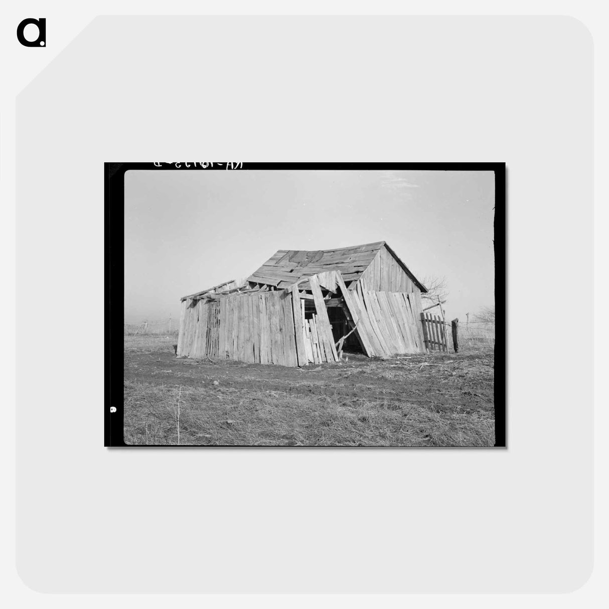 アートポストカード-Barnhard Farm, Ringgold, Iowa
- ラッセル リー Postcard.