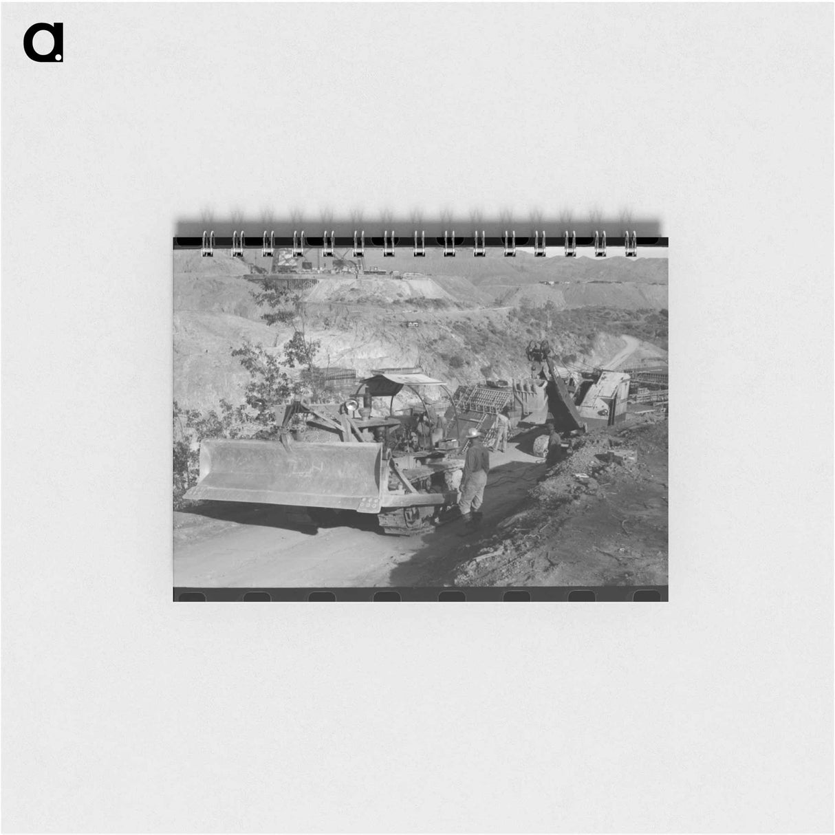 アートメモ帳-Shasta Dam Under Construction, Shasta, California
- ラッセル リー Memo.