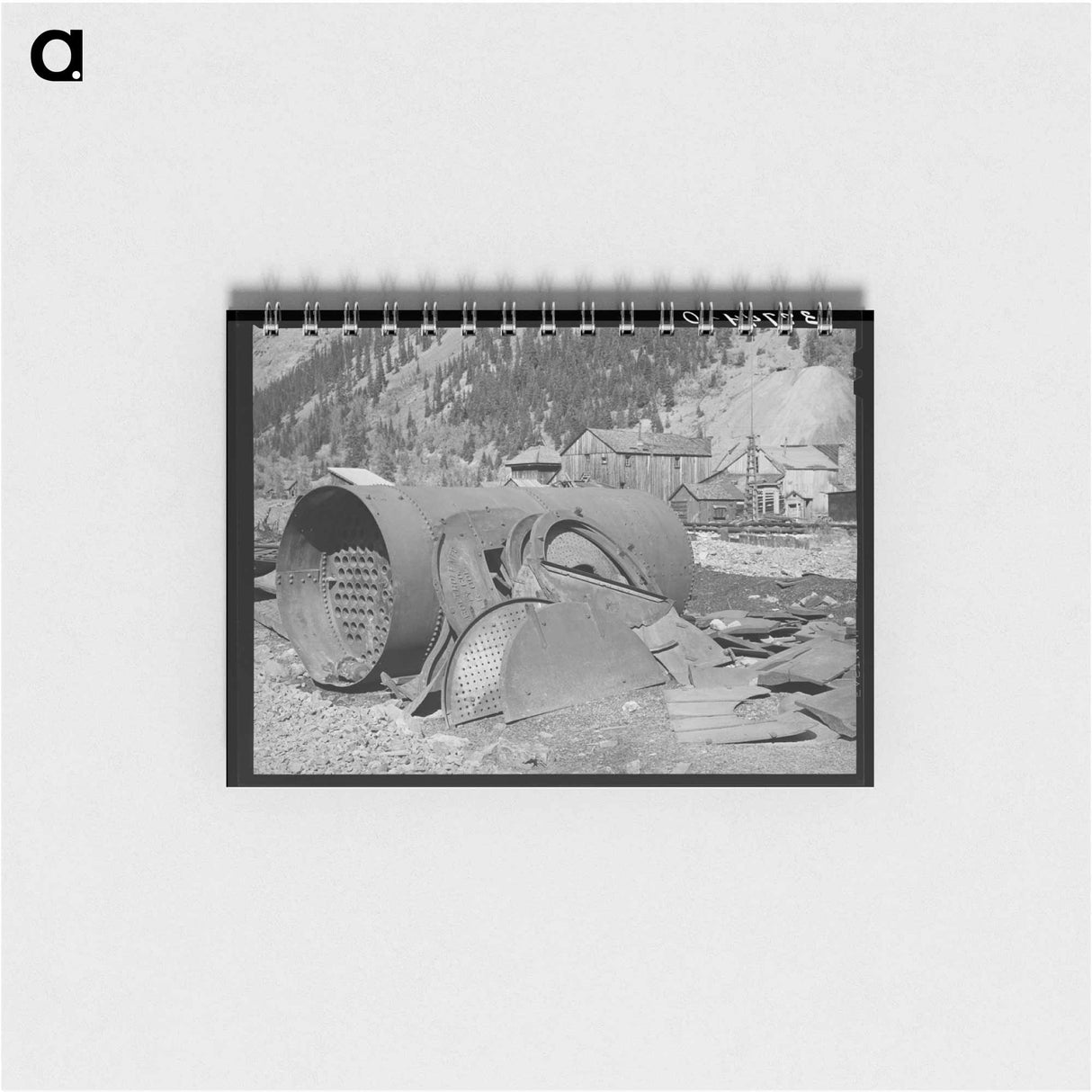 アートメモ帳-Remains of Boiler, Eureka Mining Camp
- ラッセル リー Memo.