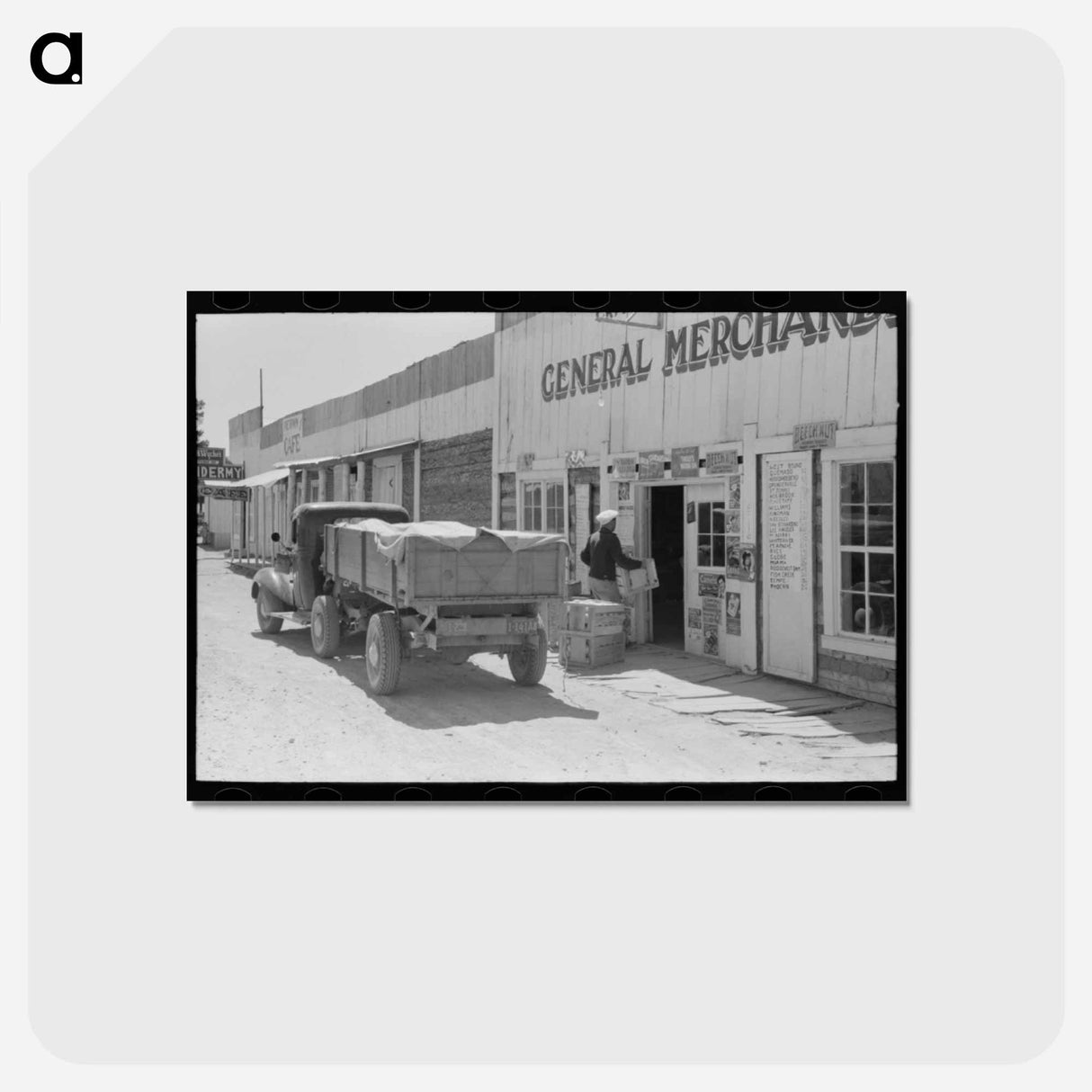 アートポストカード-Vendor, Pie Town, New Mexico
- ラッセル リー Postcard.